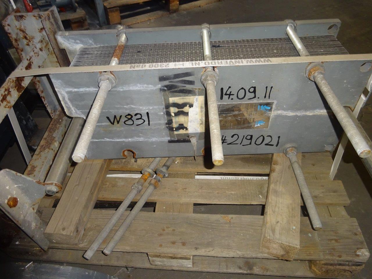  Plate and Frame Heat Exchanger 11.8 m² (127 ft²) Stainless Steel 316 For Sale - IPP# 219021