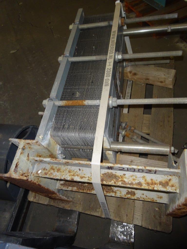  Plate and Frame Heat Exchanger 11.8 m² (127 ft²) Stainless Steel 316 For Sale - IPP# 219021
