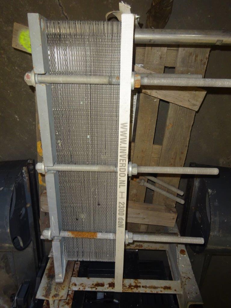  Plate and Frame Heat Exchanger 11.8 m² (127 ft²) Stainless Steel 316 For Sale - IPP# 219021