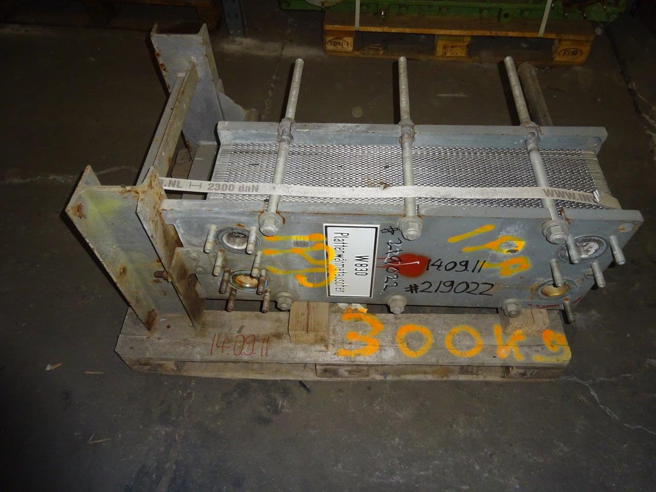  Plate and Frame Heat Exchanger 11.8 m² (127 ft²) Stainless Steel 316 For Sale - IPP# 219022