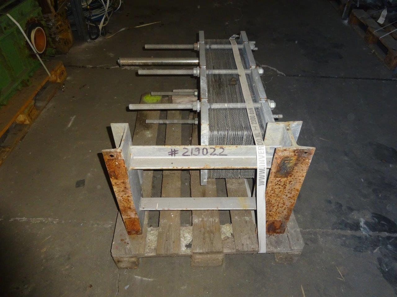  Plate and Frame Heat Exchanger 11.8 m² (127 ft²) Stainless Steel 316 For Sale - IPP# 219022
