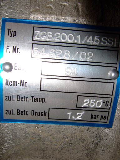  Stainless Steel Other Rotary Valve 150 mm (5.9 in) For Sale - IPP# 219120