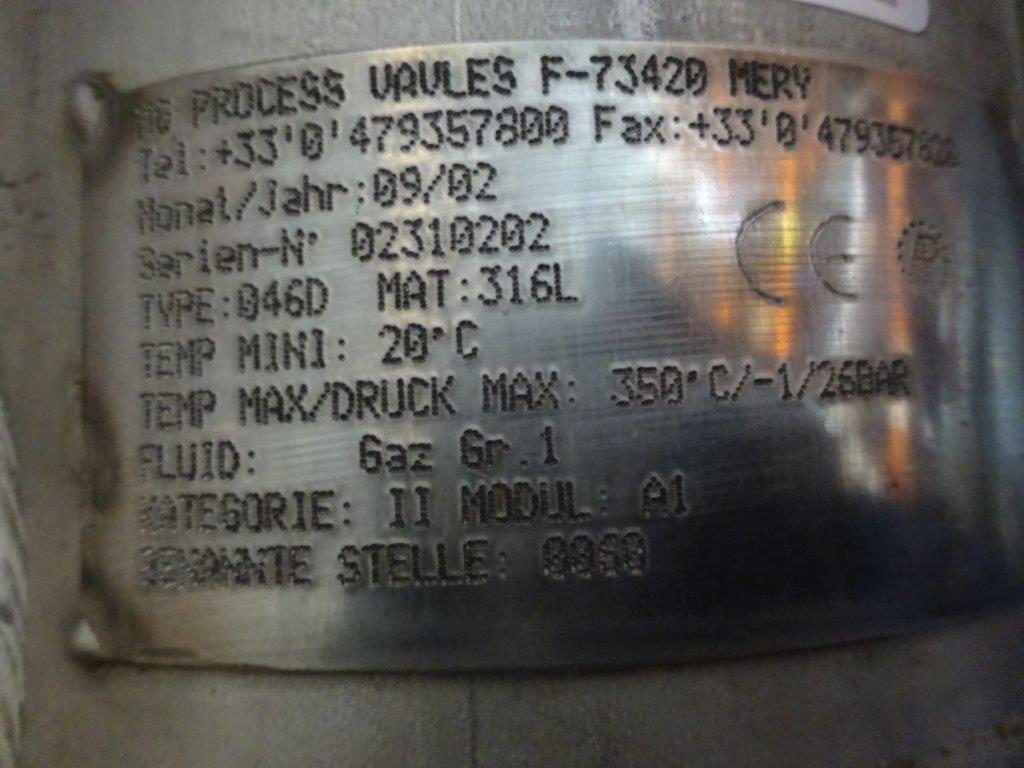  Stainless Steel 316 Miscellaneous Valve  For Sale - IPP# 219240