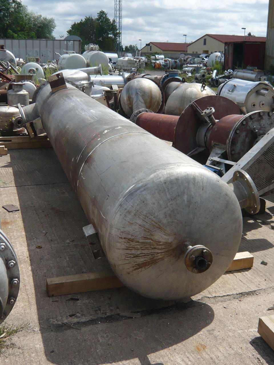  Shell and Tube Heat Exchanger 137 m² (1,450 ft²) Stainless Steel 321 For Sale - IPP# 219257