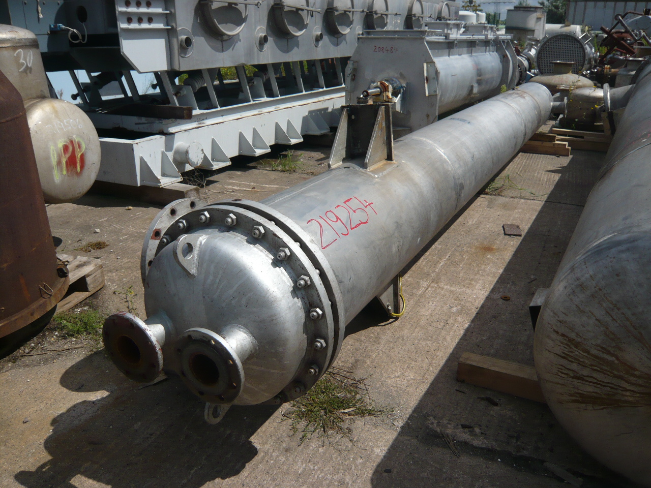  Shell and Tube Heat Exchanger 58 m² (624 ft²) Stainless Steel 321 For Sale - IPP# 219254