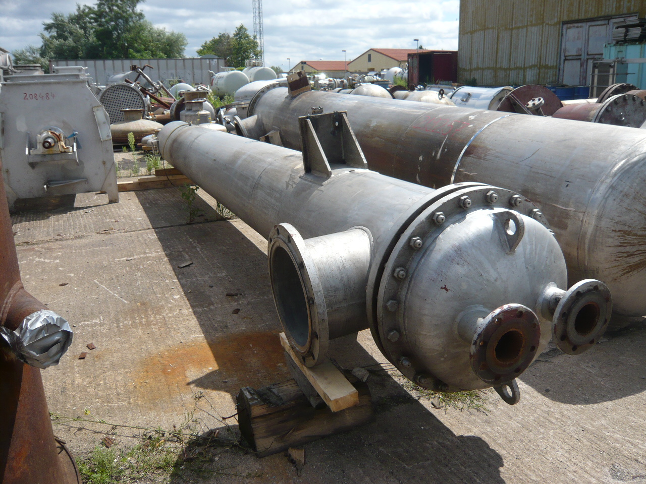  Shell and Tube Heat Exchanger 58 m² (624 ft²) Stainless Steel 321 For Sale - IPP# 219254