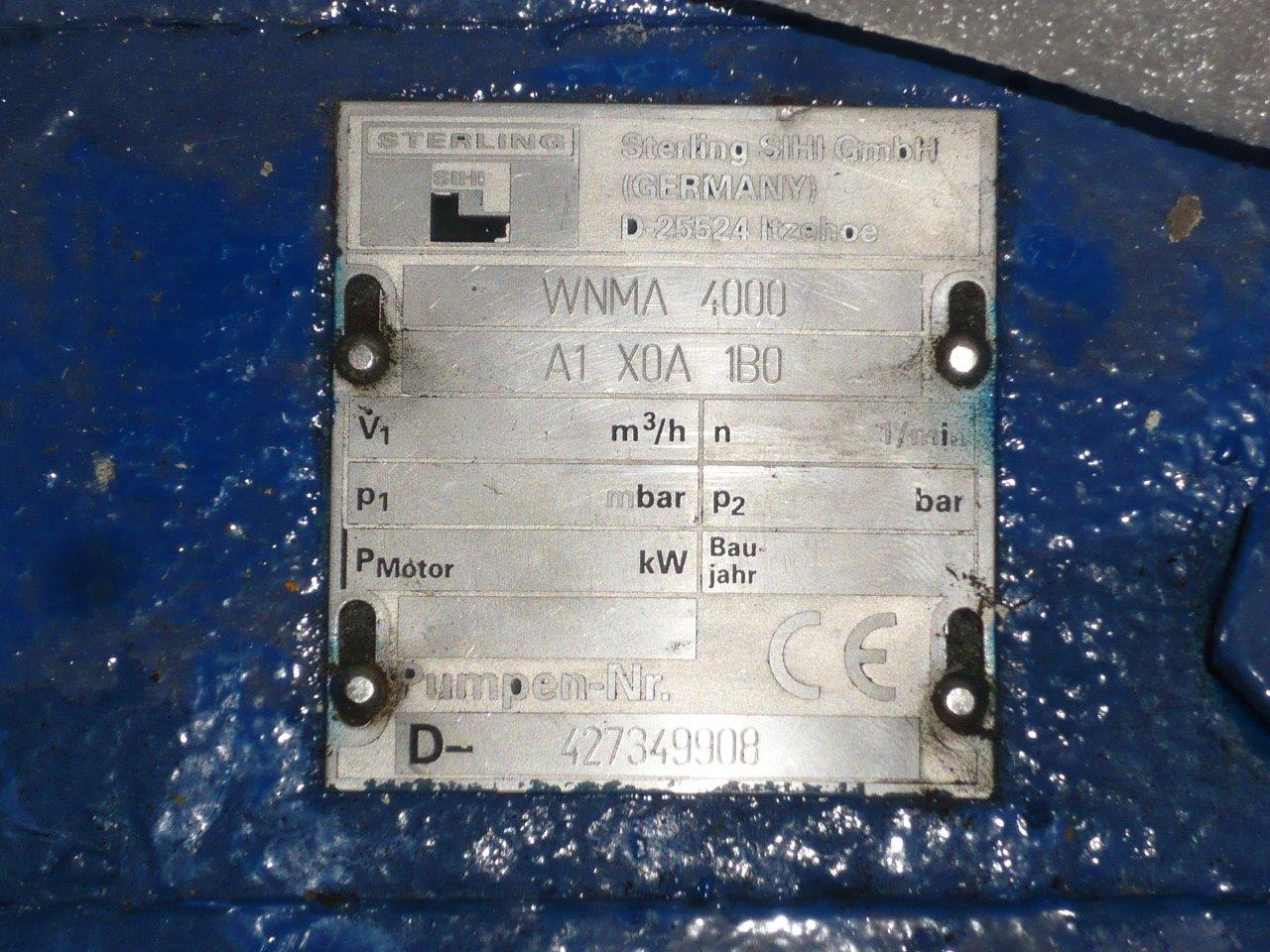 Unused Carbon Steel  Pump-Vacuum 4,000 m3/h (2,354 CFM) For Sale - IPP# 219239