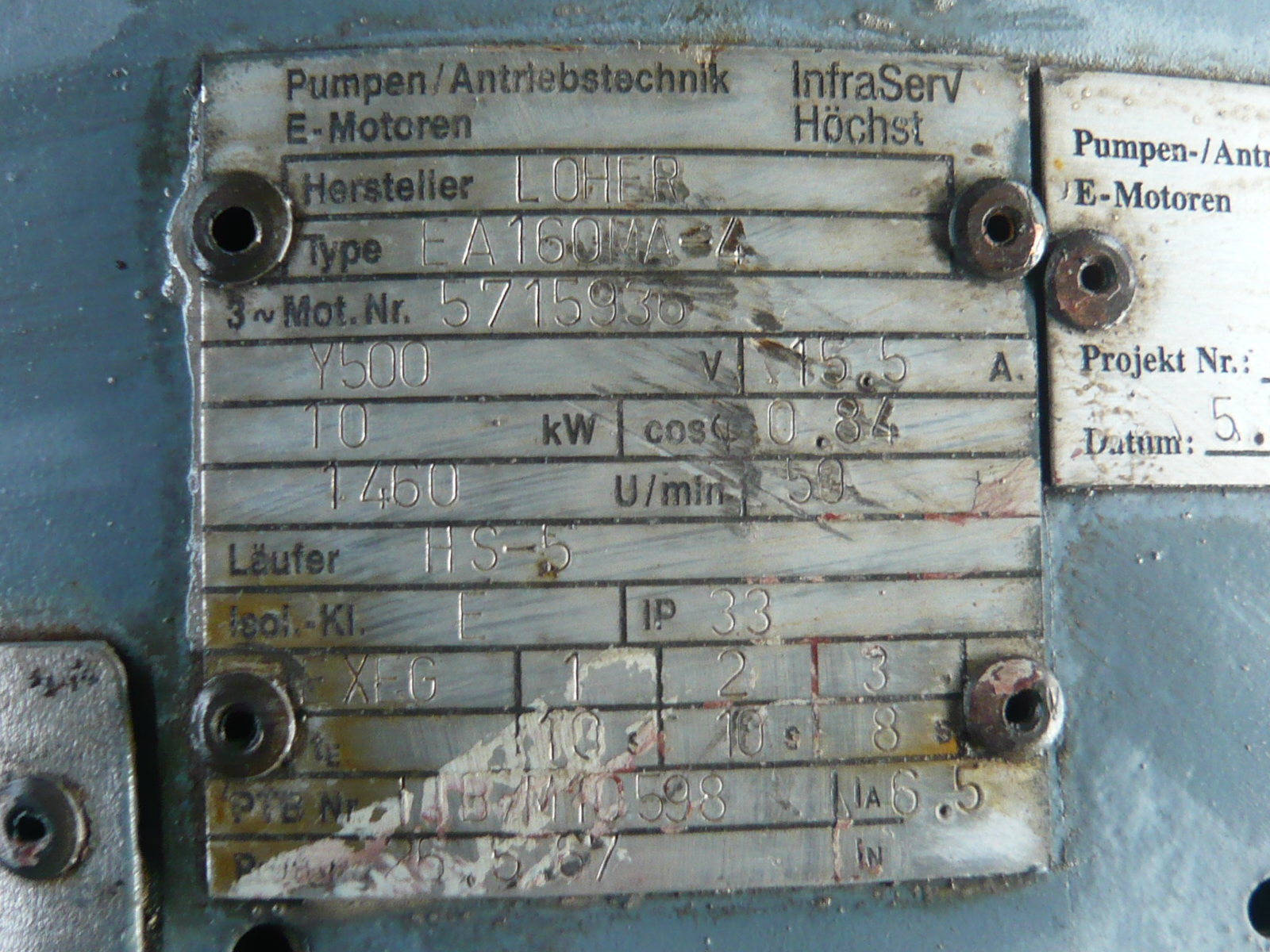   Pump-Vacuum 500 m3/h (294.3 CFM) Stainless Steel 316 For Sale - IPP# 219547