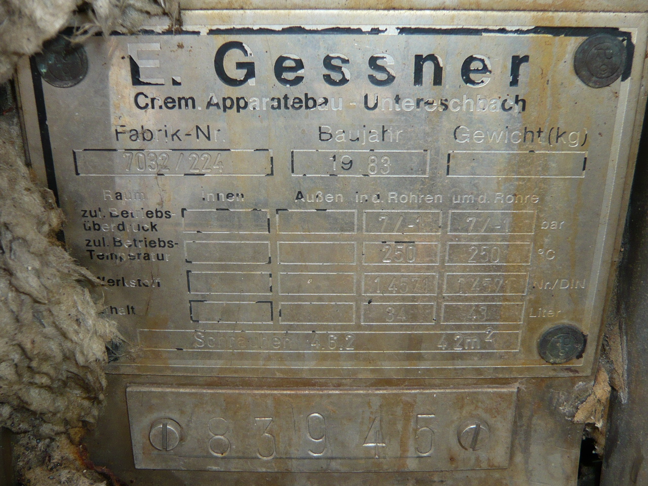   Pump-Vacuum 500 m3/h (294.3 CFM) Stainless Steel 316 For Sale - IPP# 219547