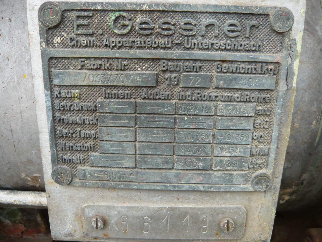   Pump-Vacuum 580 m3/h (341.4 CFM) Stainless Steel 316 For Sale - IPP# 219556