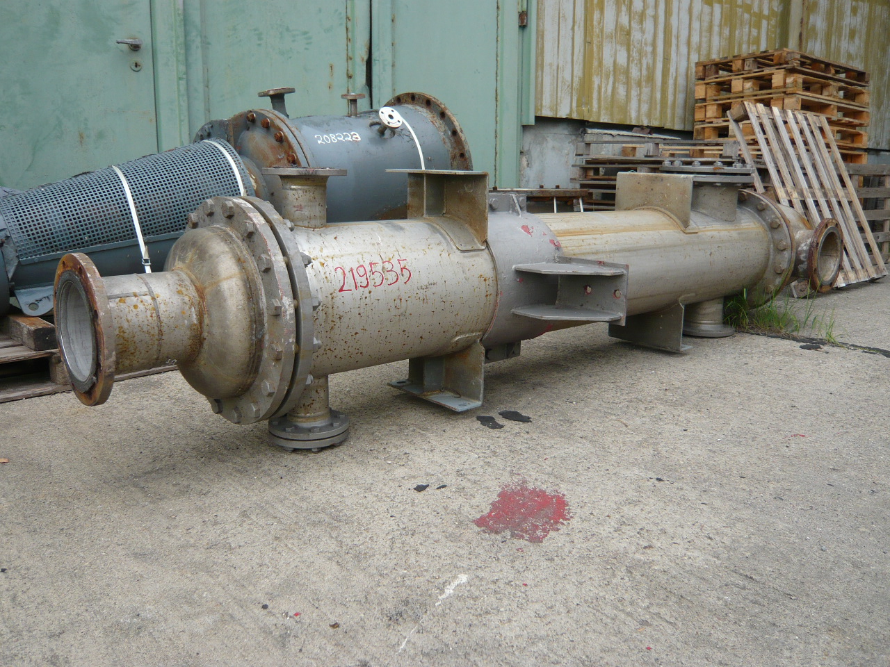 Shell and Tube Heat Exchanger 17 m² (183 ft²) Stainless Steel Austenitic For Sale - IPP# 219535