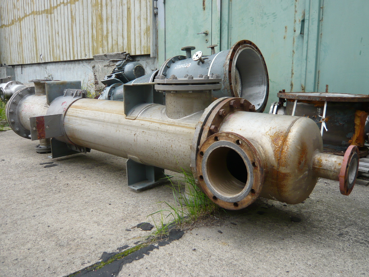  Shell and Tube Heat Exchanger 17 m² (183 ft²) Stainless Steel Austenitic For Sale - IPP# 219535