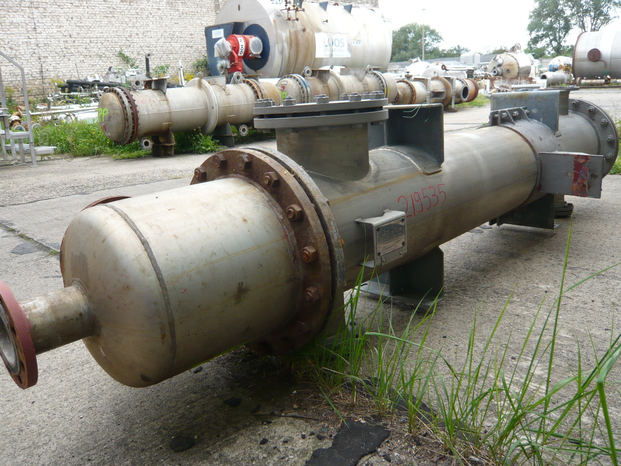  Shell and Tube Heat Exchanger 17 m² (183 ft²) Stainless Steel Austenitic For Sale - IPP# 219535