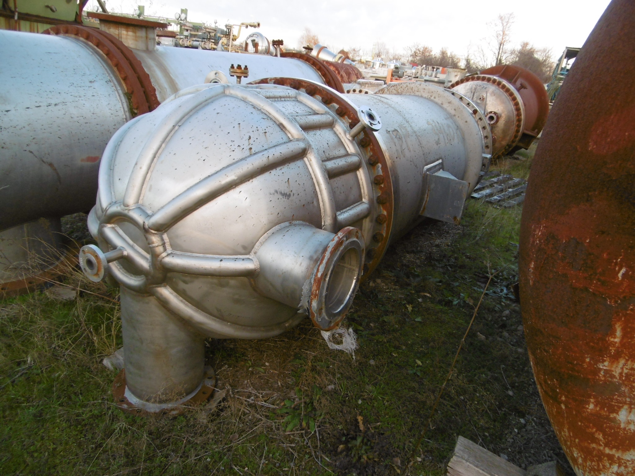 Shell and Tube Heat Exchanger 120 m² (1,300 ft²) Stainless Steel 316 For Sale - IPP# 219606