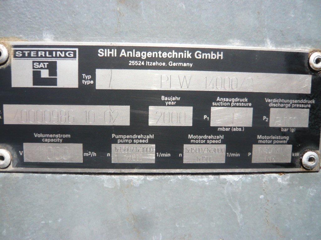  Stainless Steel Other  Pump-Vacuum 11,000 m3/h (6,474 CFM) For Sale - IPP# 219735