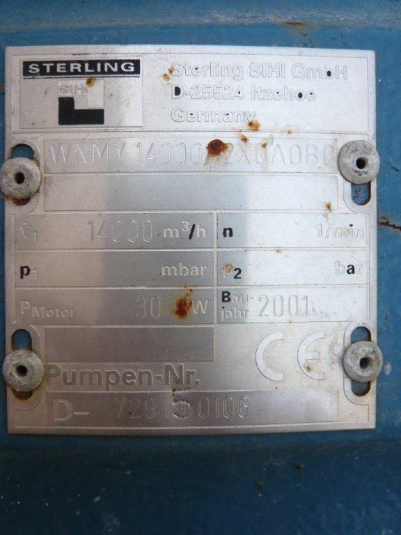   Pump-Vacuum 350 m3/h (206 CFM) Stainless Steel 316 For Sale - IPP# 219736