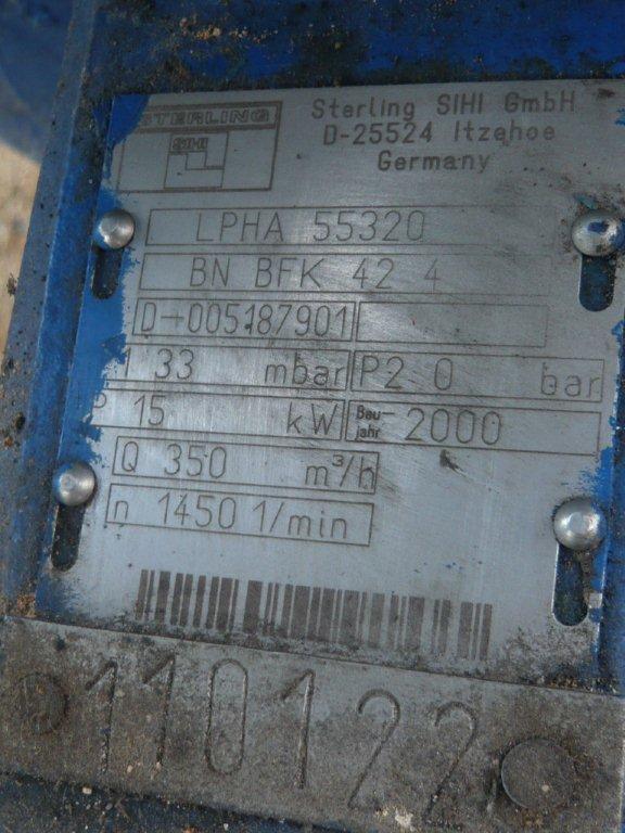   Pump-Vacuum 350 m3/h (206 CFM) Stainless Steel 316 For Sale - IPP# 219736