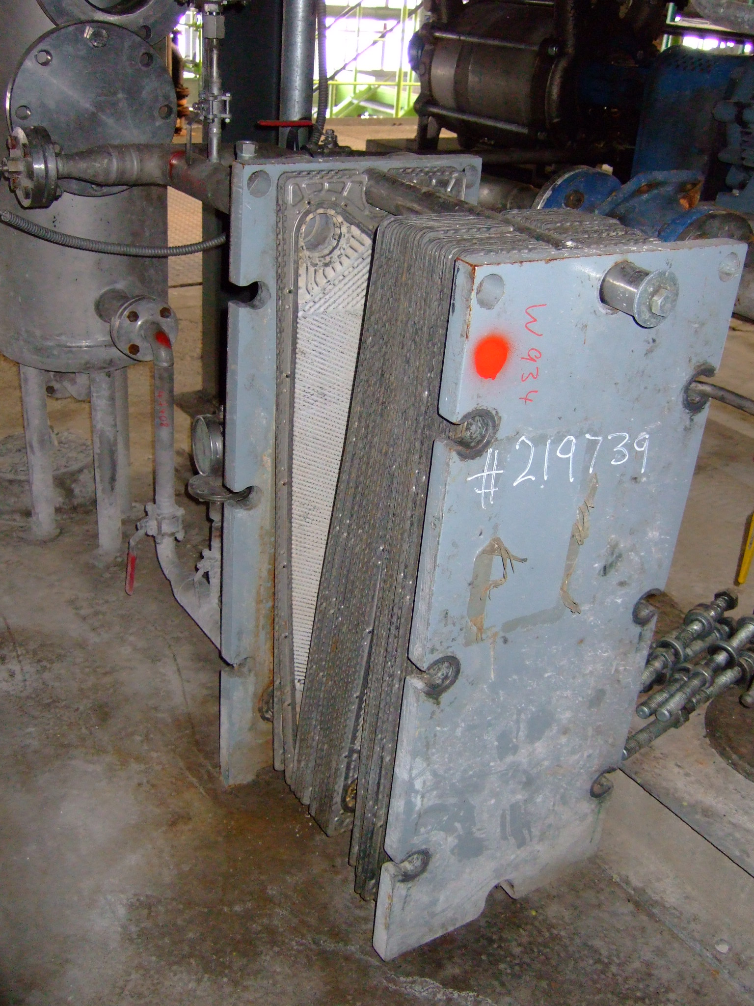  Plate and Frame Heat Exchanger 4.5 m² (48.4 ft²) Stainless Steel Other For Sale - IPP# 219739