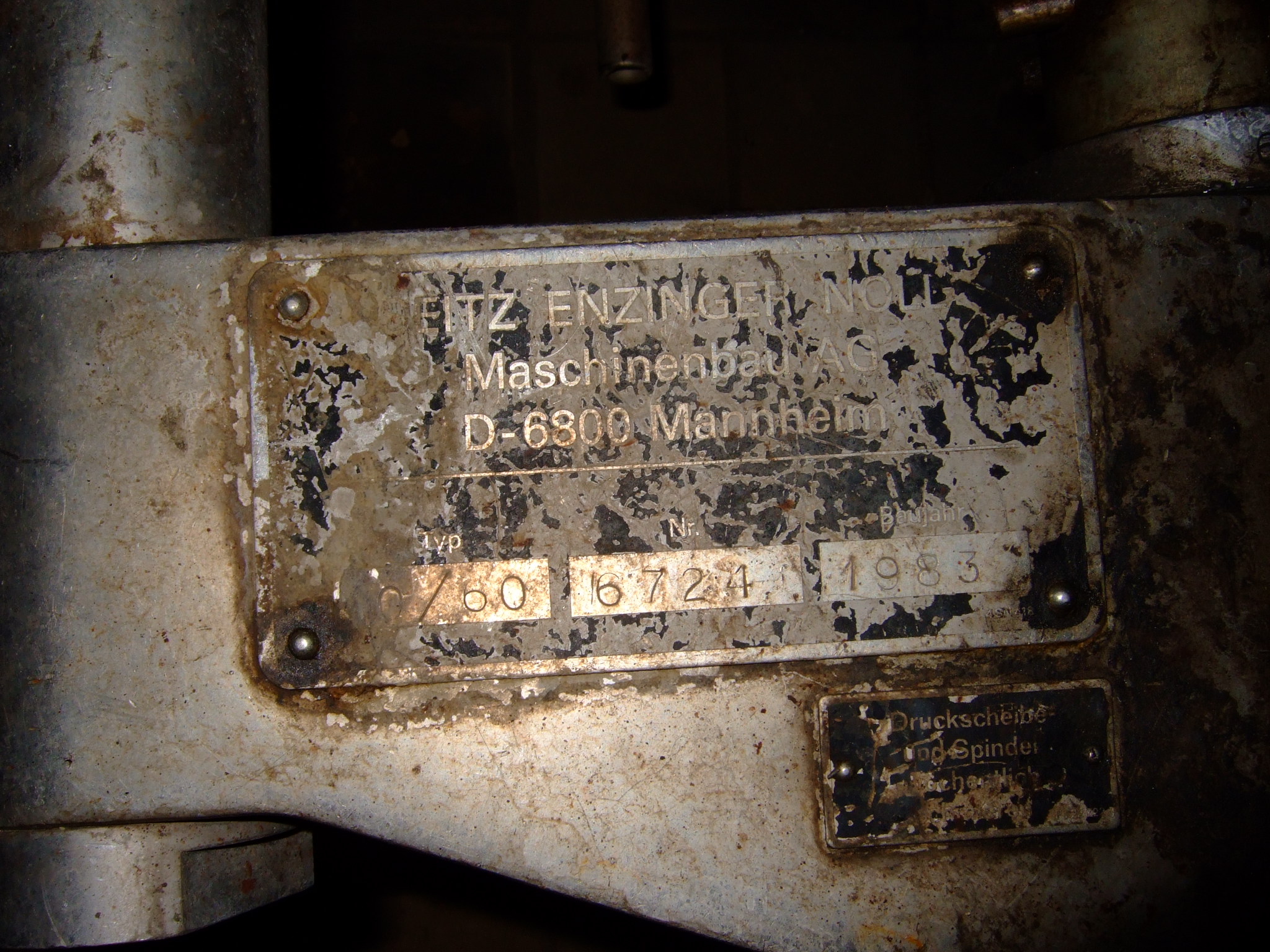 Polypropylene Seitz 40/60 Filter Press - IPP# 219855