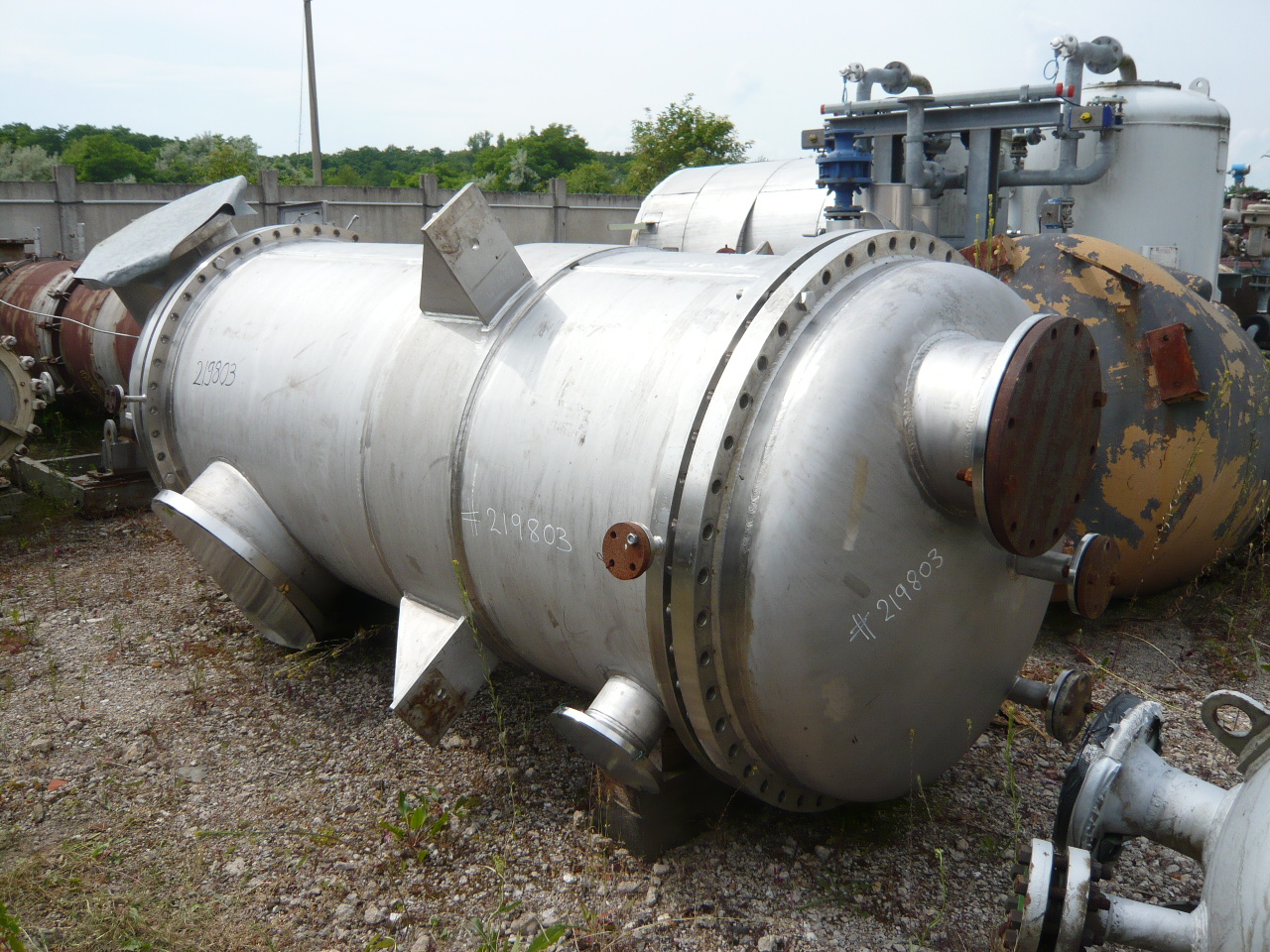  Shell and Tube Heat Exchanger 183 m² (1,950 ft²) Stainless Steel Other For Sale - IPP# 219803
