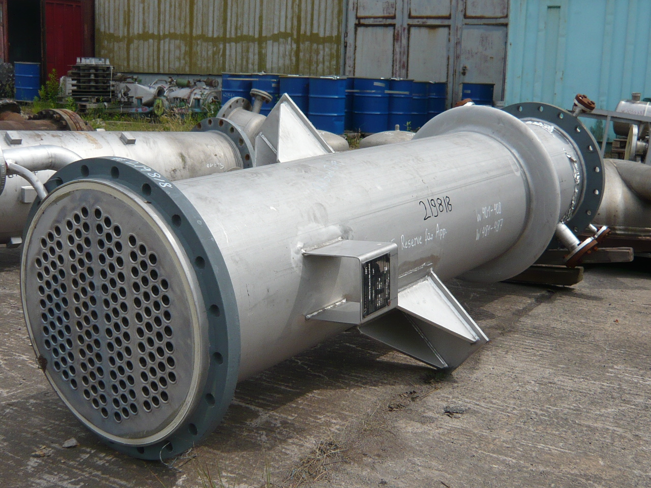  Shell and Tube Heat Exchanger 32 m² (344.4 ft²) Stainless Steel Austenitic For Sale - IPP# 219818