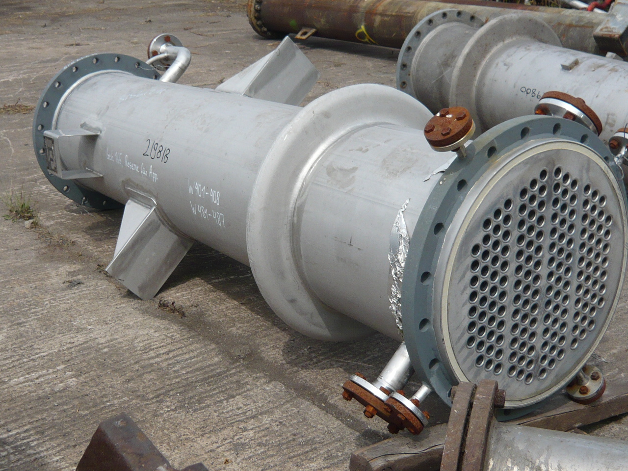  Shell and Tube Heat Exchanger 32 m² (344.4 ft²) Stainless Steel Austenitic For Sale - IPP# 219818