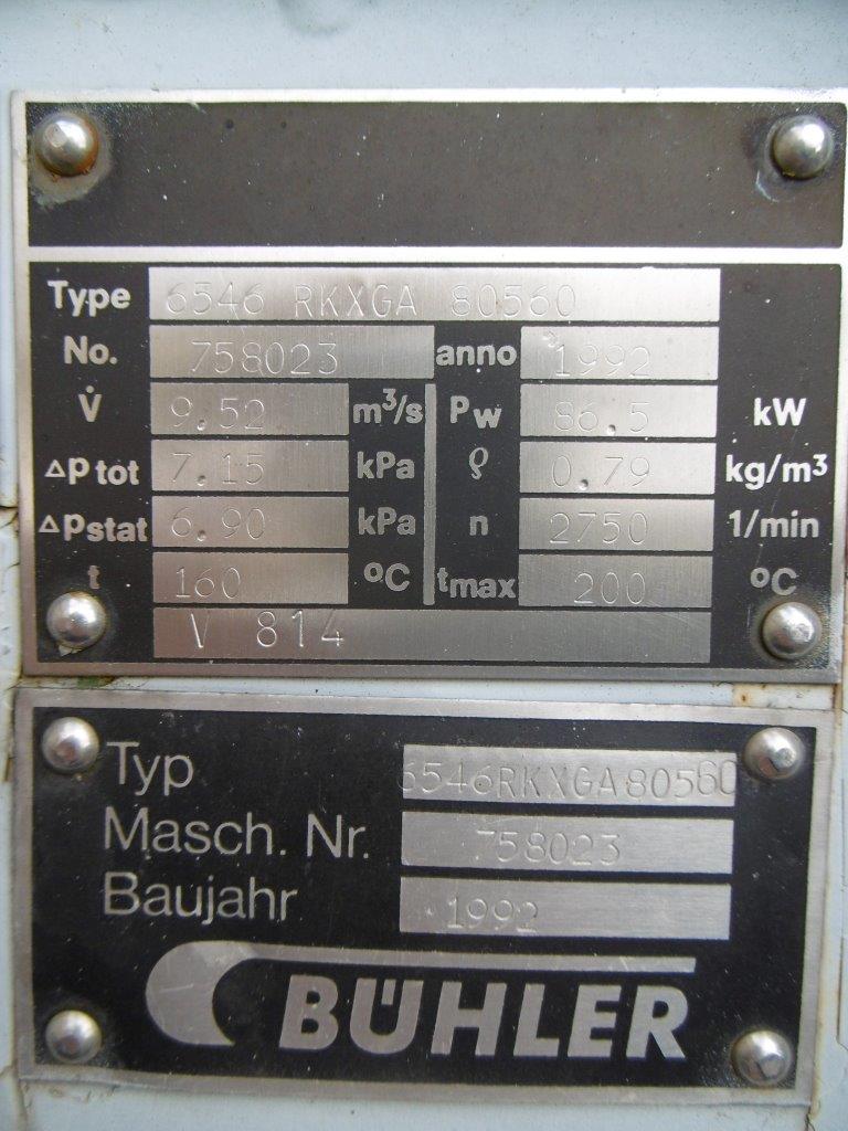   Blower 34,250 m3/h (20,150 CFM) Stainless Steel 321 For Sale - IPP# 219965