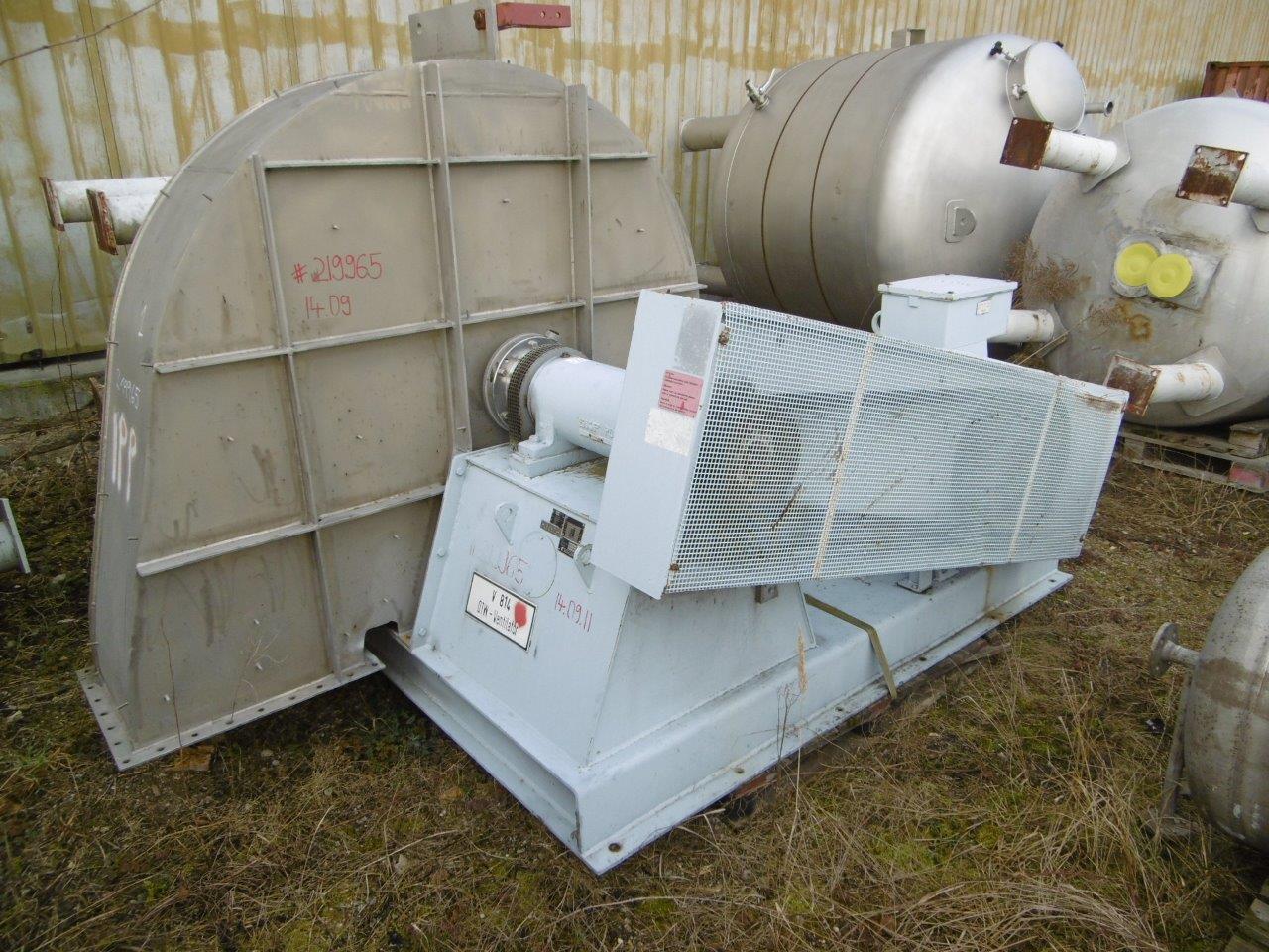   Blower 34,250 m3/h (20,150 CFM) Stainless Steel 321 For Sale - IPP# 219965