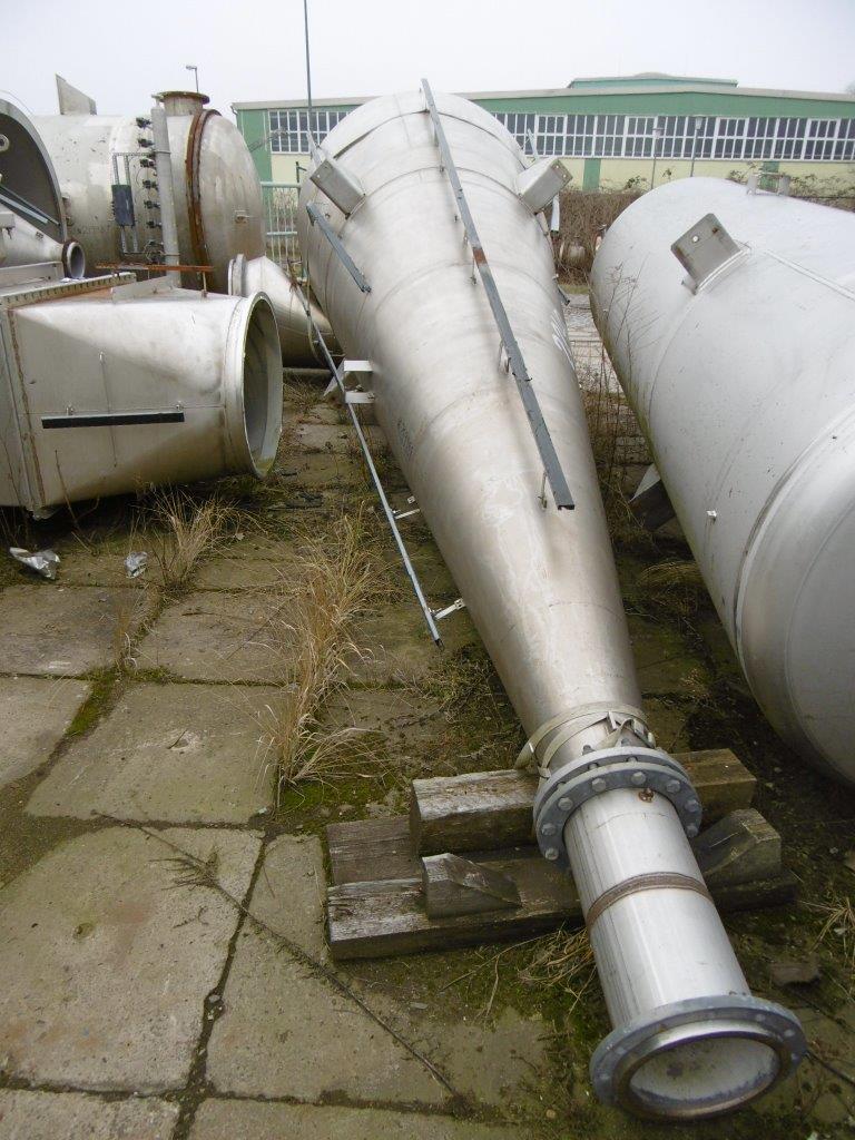  Stainless Steel 321 Cyclone Dust Collector 2,400 mm (94.5 in) For Sale - IPP# 219981