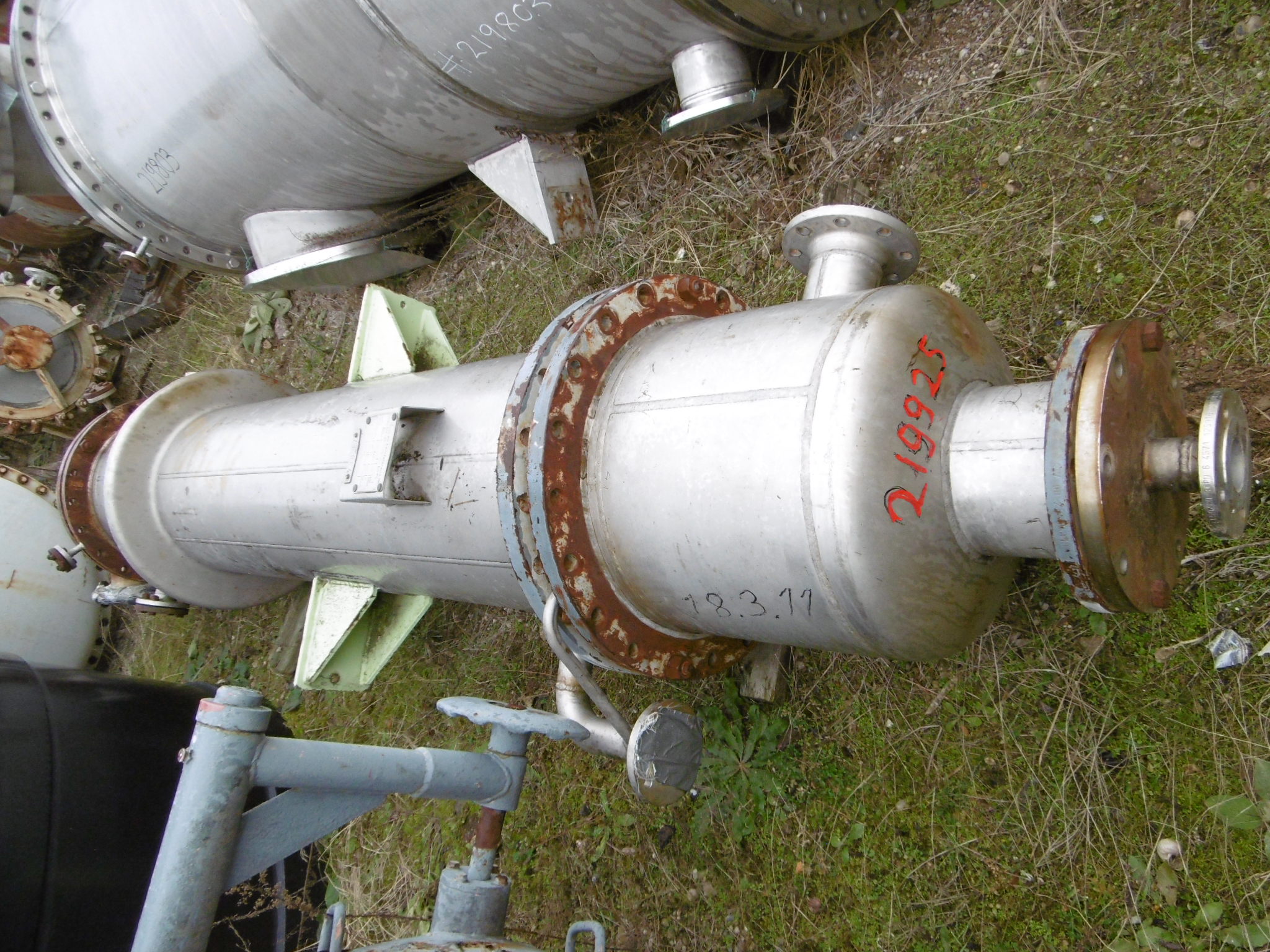  Shell and Tube Heat Exchanger 31 m² (333.7 ft²) Stainless Steel Austenitic For Sale - IPP# 219925