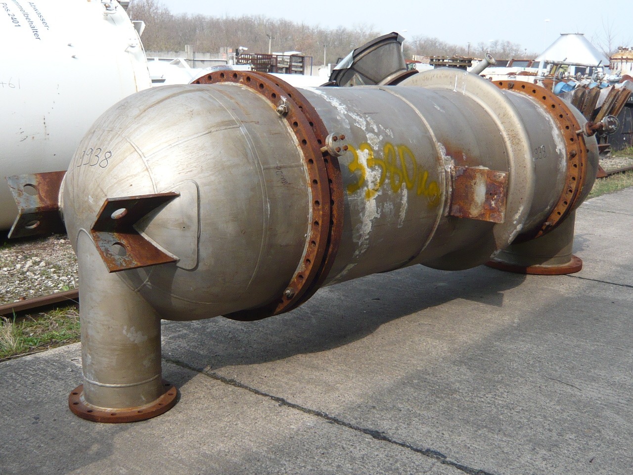  Shell and Tube Heat Exchanger 120 m² (1,300 ft²) Stainless Steel 321 For Sale - IPP# 219938
