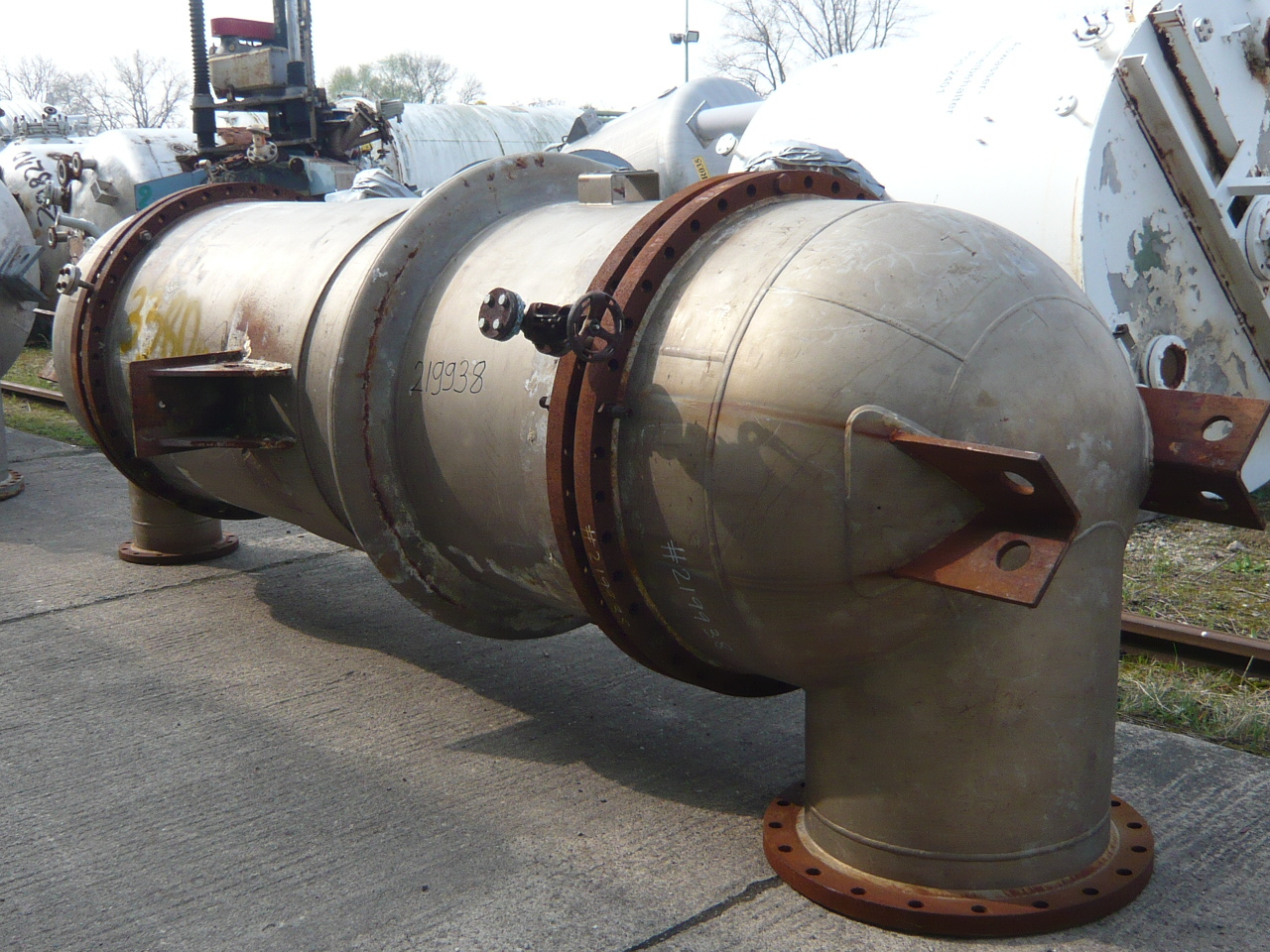  Shell and Tube Heat Exchanger 120 m² (1,300 ft²) Stainless Steel 321 For Sale - IPP# 219938