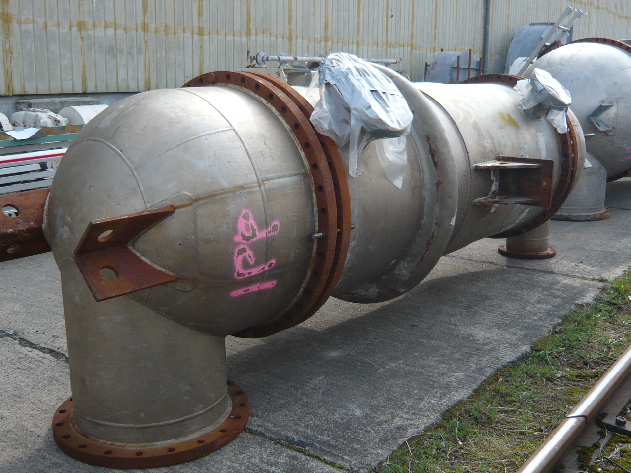  Shell and Tube Heat Exchanger 120 m² (1,300 ft²) Stainless Steel 321 For Sale - IPP# 219938