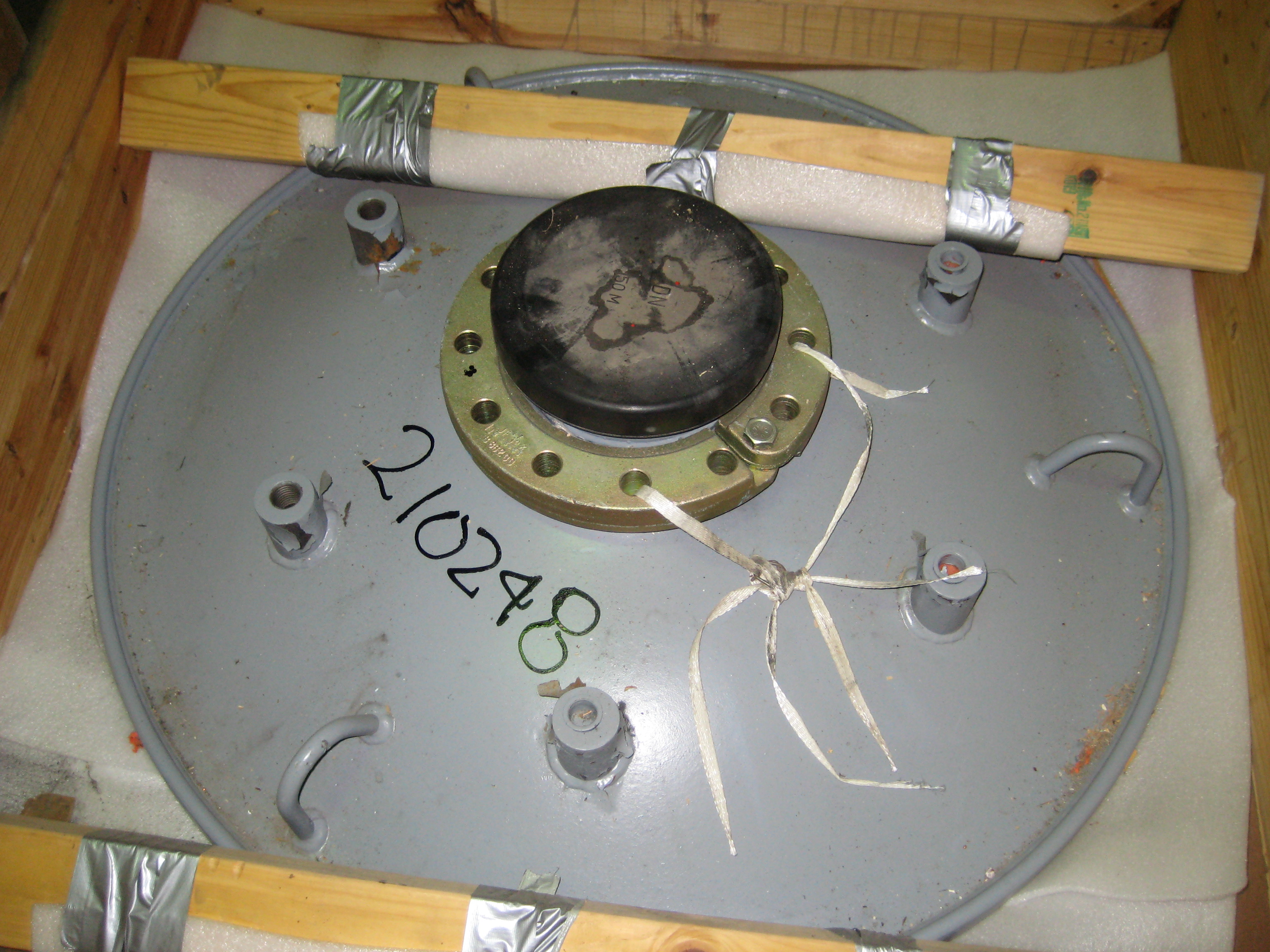 Unused Main Cover Glass Lined Parts 15,150 L (4,000 gallons) Glasslined For Sale - IPP# 210248