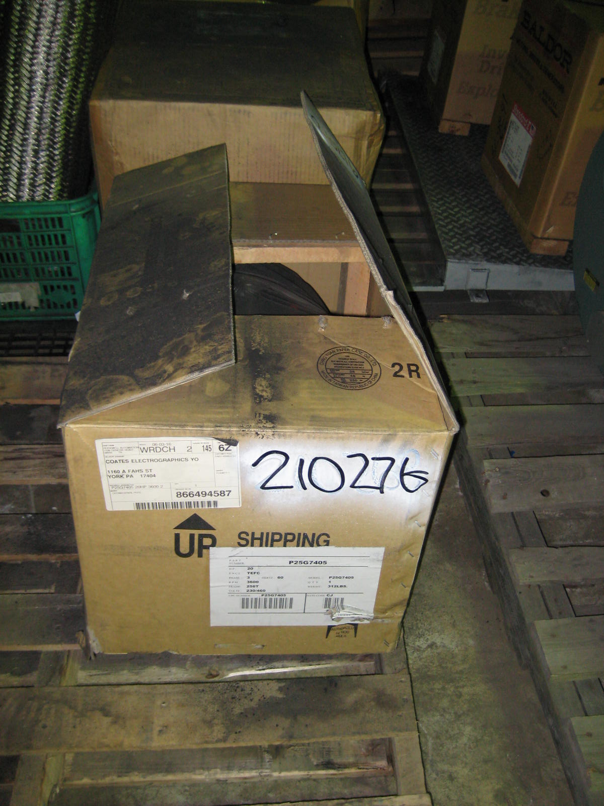 Unused Motor Electrical 14.9 kW (20 HP) Carbon Steel For Sale - IPP# 210276