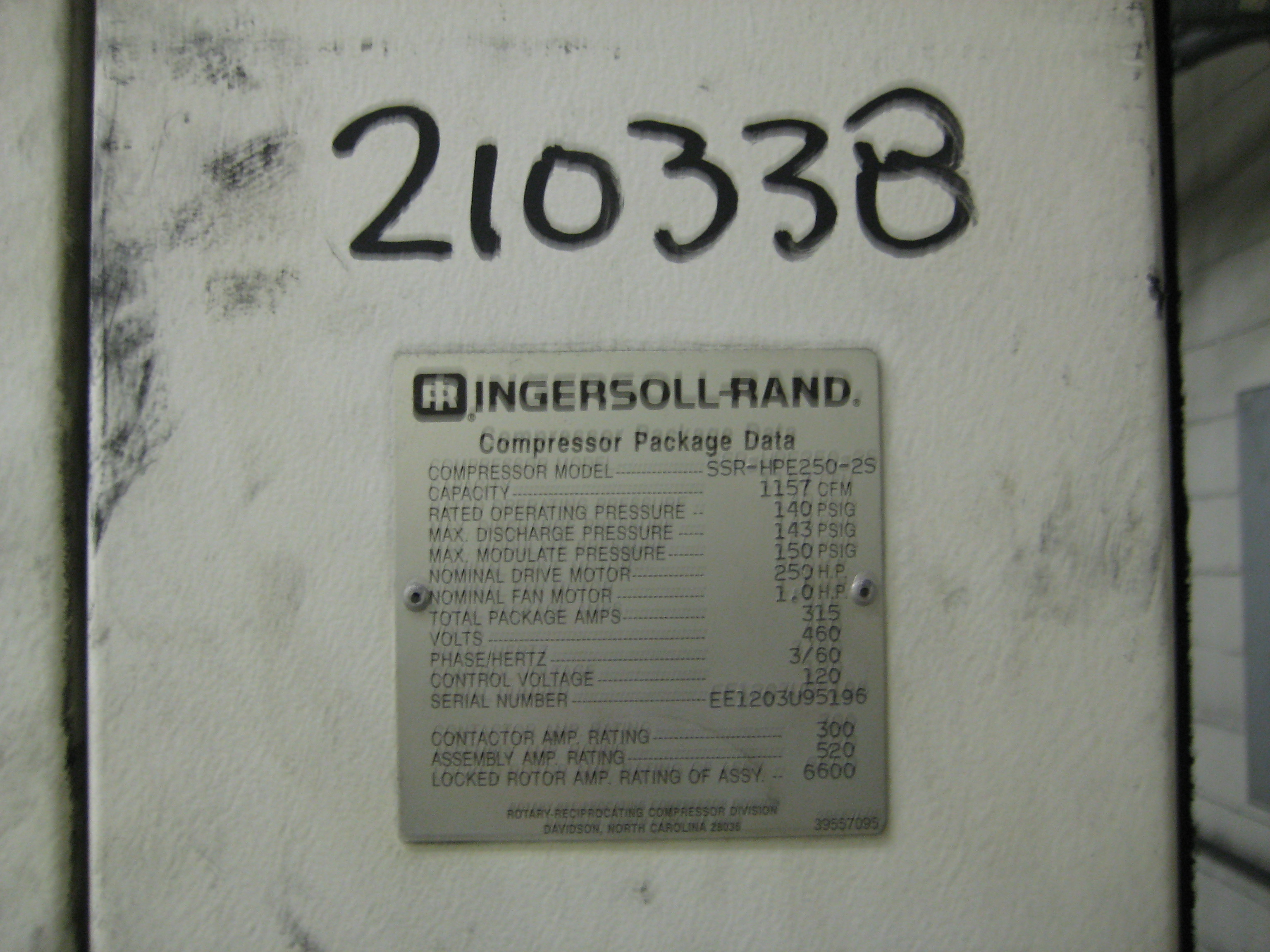 Rotary Compressor - IPP# 210338