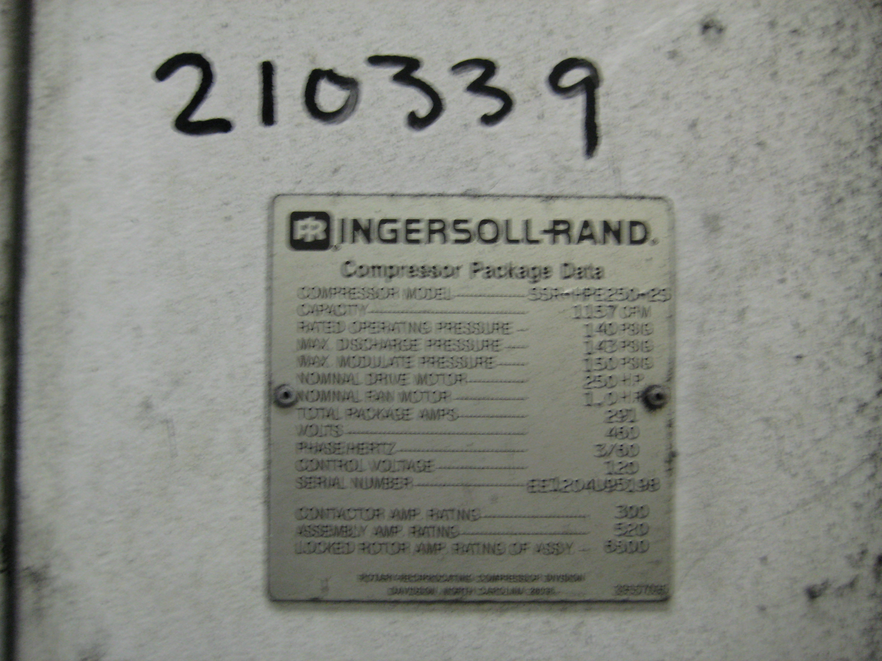 Rotary Compressor - IPP# 210339