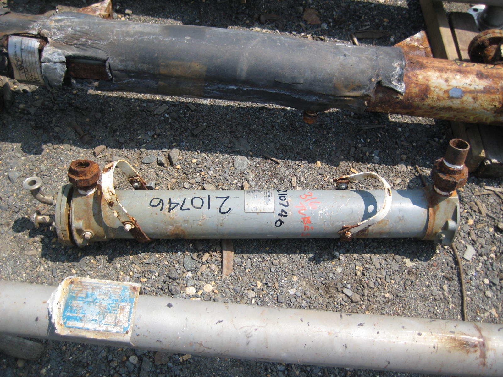 Stainless Steel 316 Ametek MAHTR-4-B-SS Shell and Tube Heat Exchanger - IPP# 210746