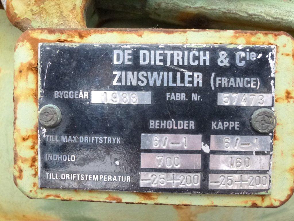 Glasslined DeDietrich AE Batch-Type Agitated Reactor - IPP# 210770