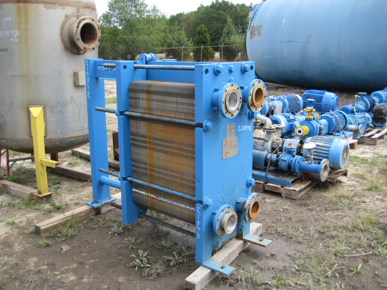 Stainless Steel 316 Hebeler Corp Plate and Frame Heat Exchanger - IPP# 210848