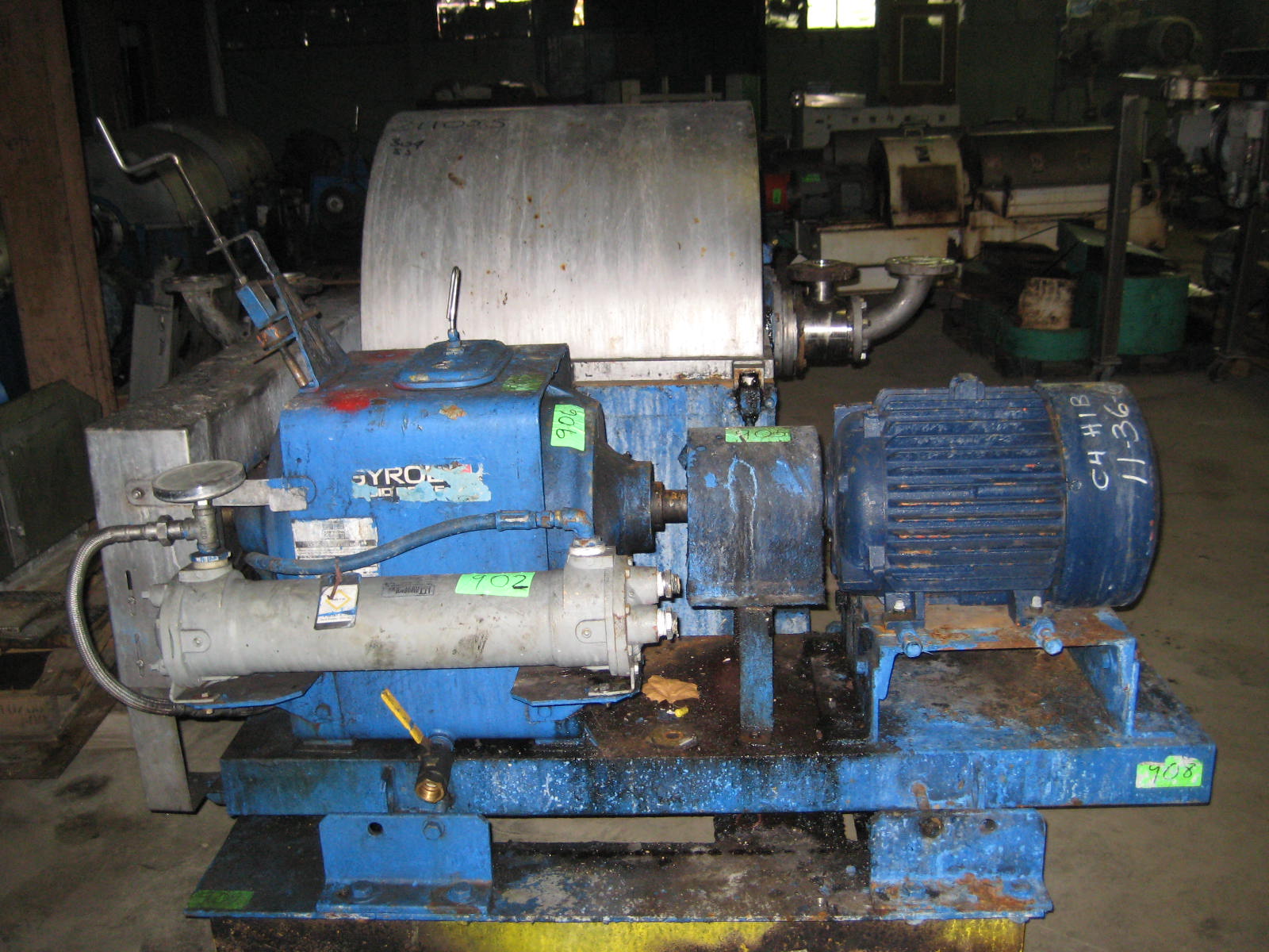 Stainless Steel 316  Centrifuge-Misc. & Hydraulic 11.2 kW (15 HP) For Sale - IPP# 211055
