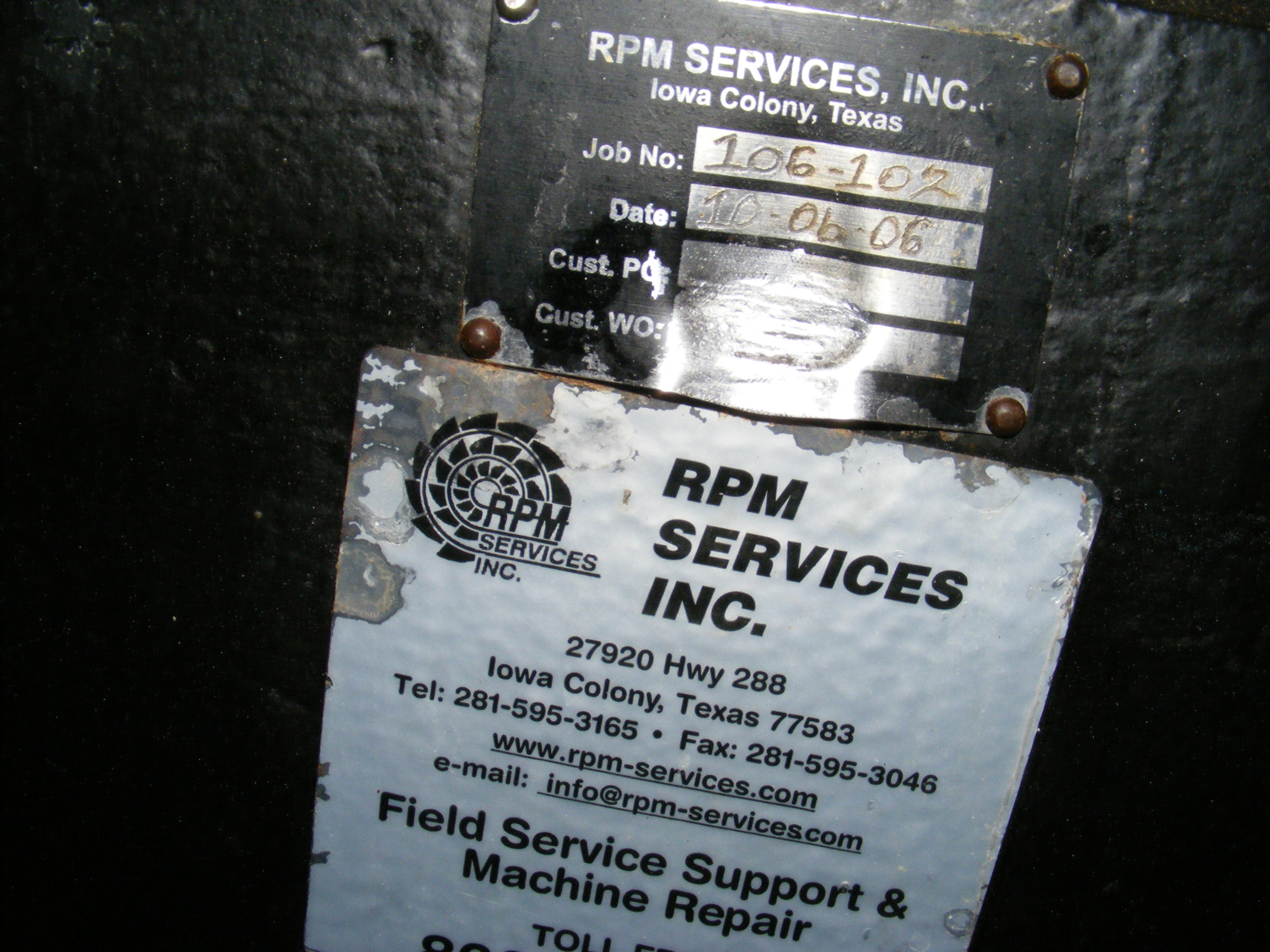 Stainless Steel 316 APV D36 Centrifuge-Misc. & Hydraulic - IPP# 211013