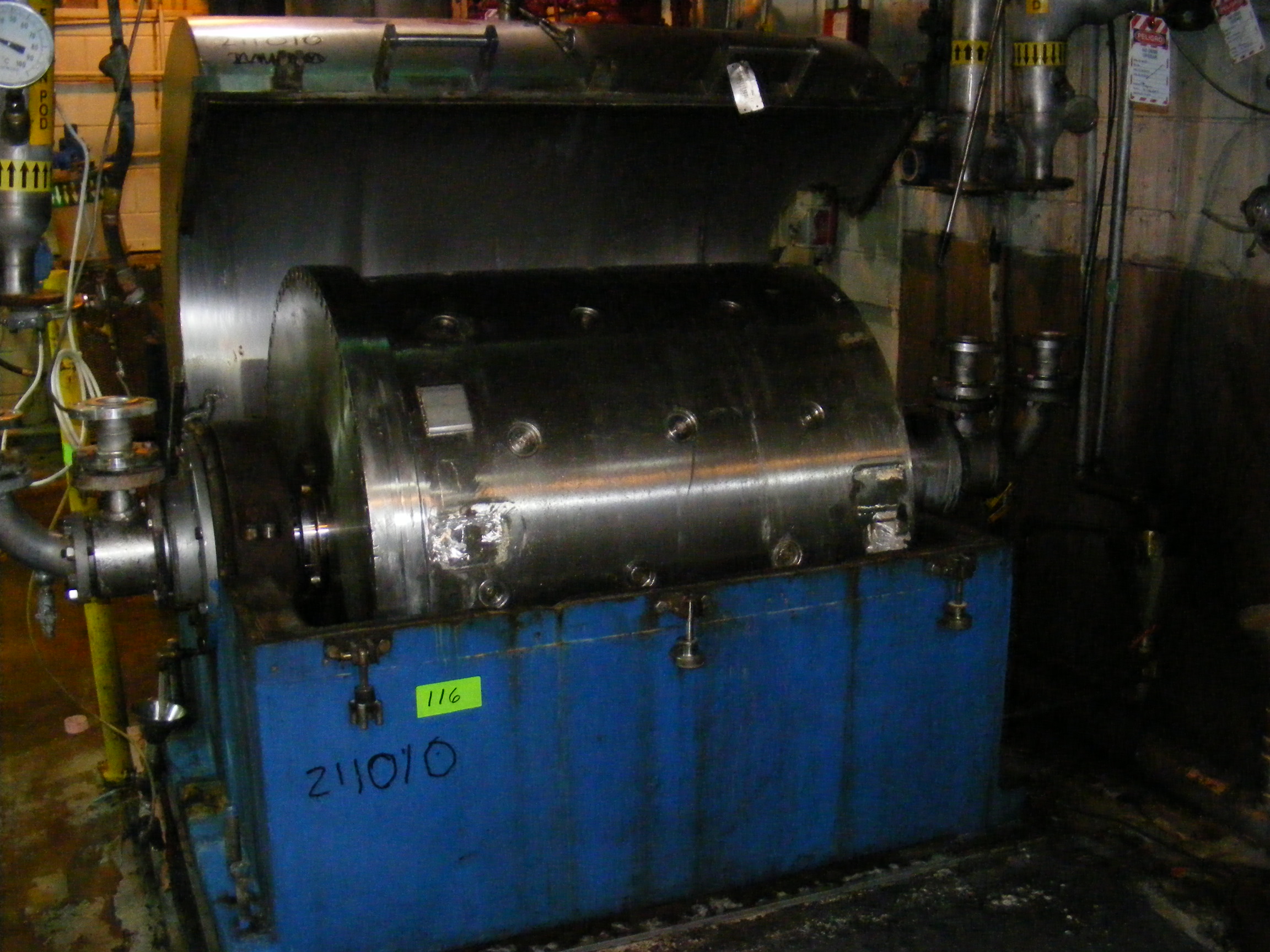  Stainless Steel 316  Centrifuge-Misc. & Hydraulic 18.6 kW (25 HP) For Sale - IPP# 211010