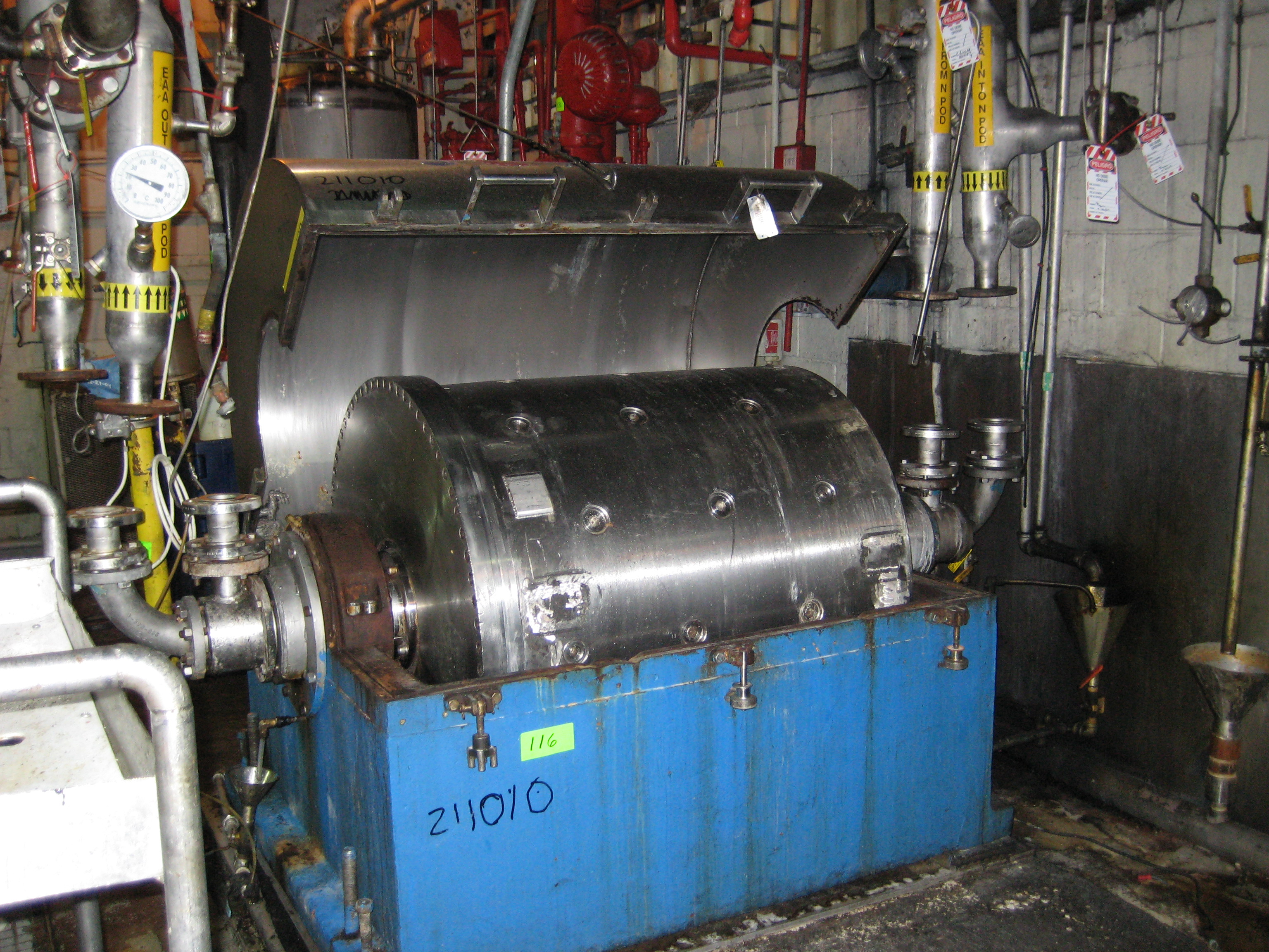  Stainless Steel 316  Centrifuge-Misc. & Hydraulic 18.6 kW (25 HP) For Sale - IPP# 211010