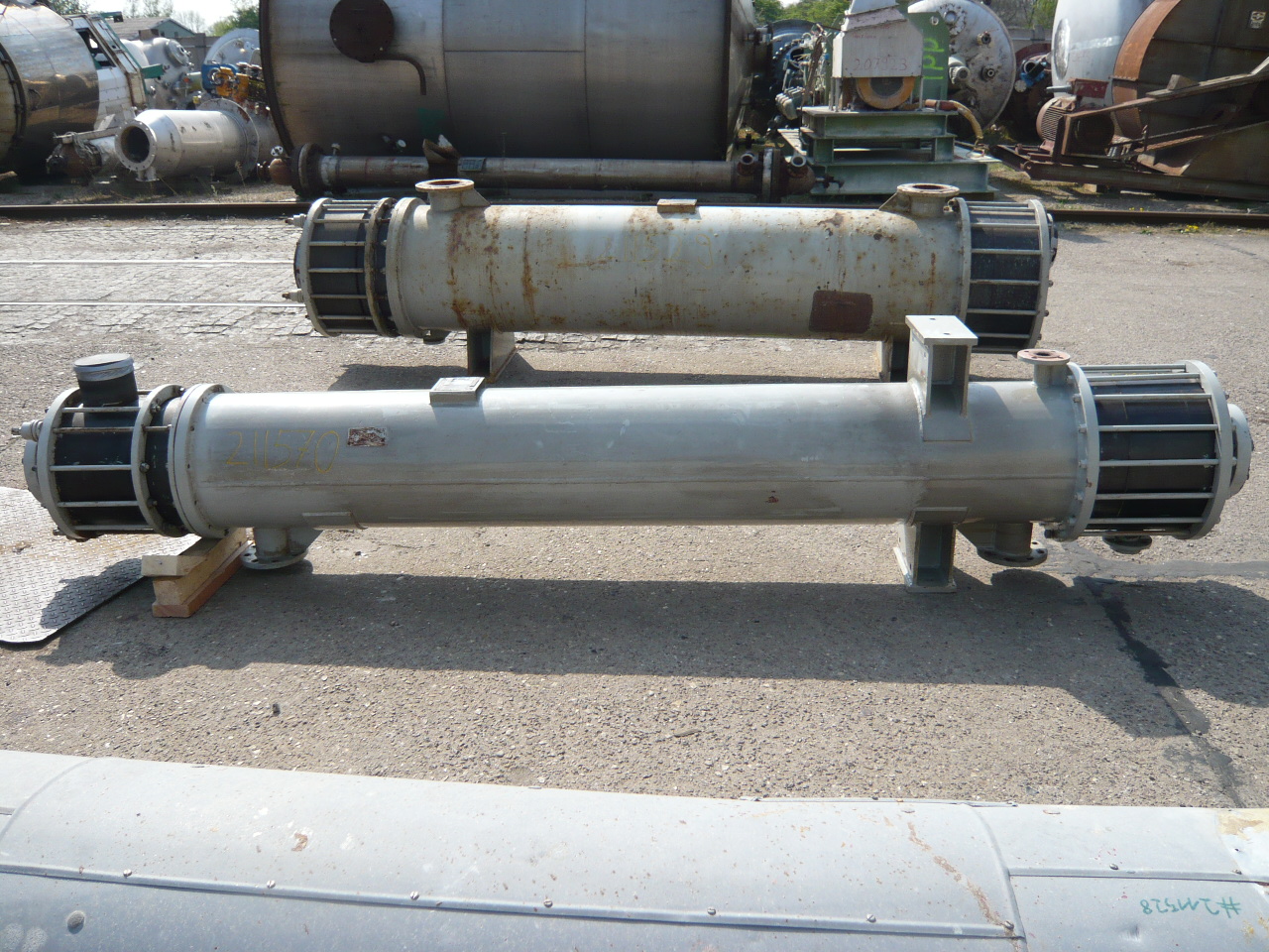  Shell and Tube Heat Exchanger 10 m² (107.6 ft²) Graphite For Sale - IPP# 211570