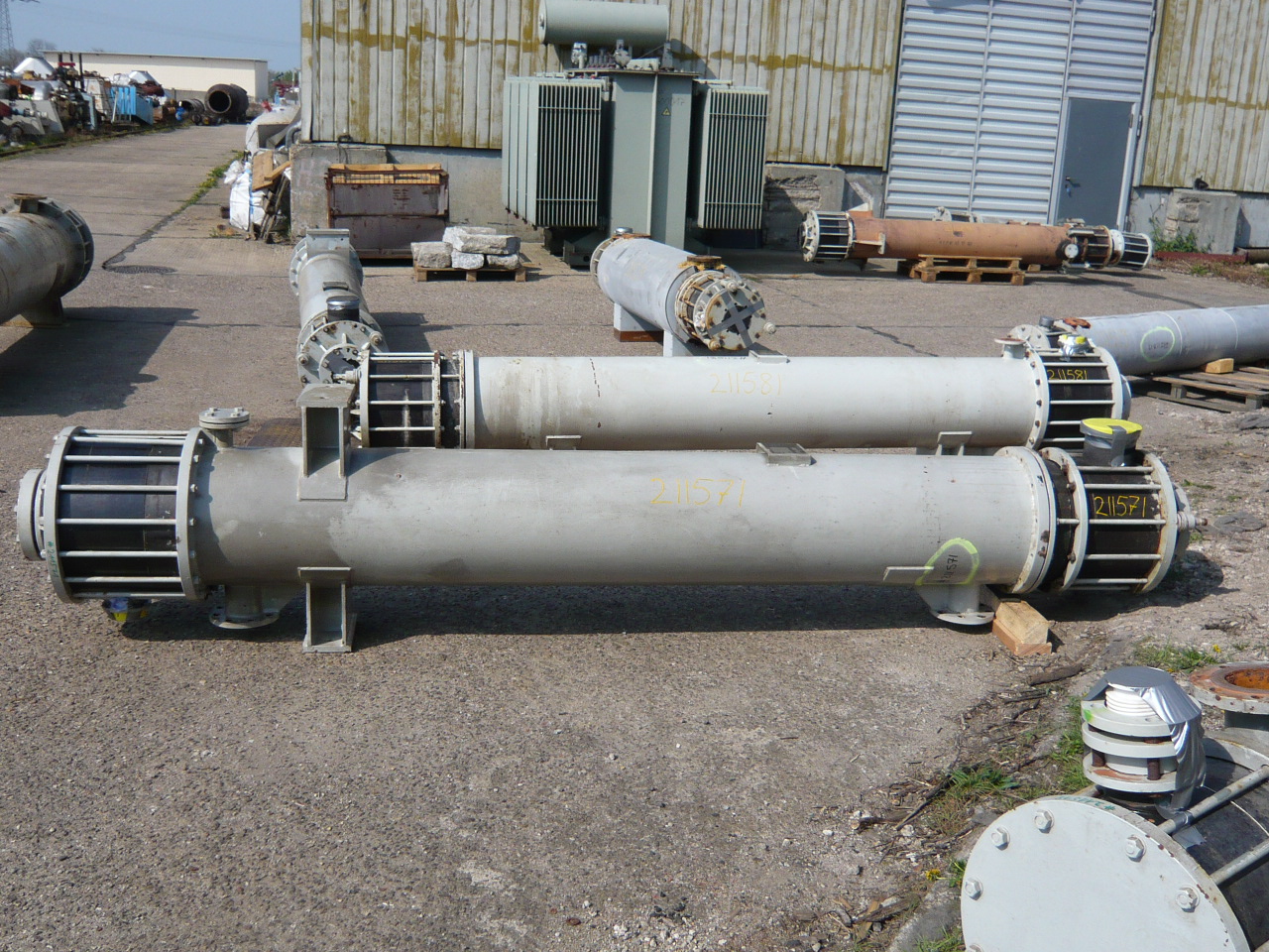 Shell and Tube Heat Exchanger 10 m² (107.6 ft²) Graphite For Sale - IPP# 211571