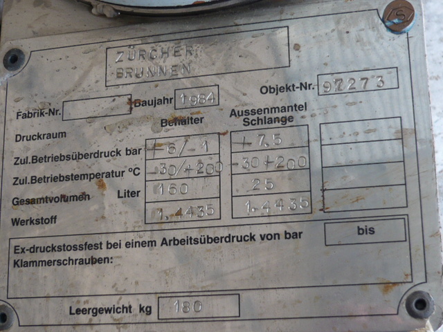  Spiral Heat Exchanger 4 m² (43.1 ft²) Stainless Steel Other For Sale - IPP# 211585