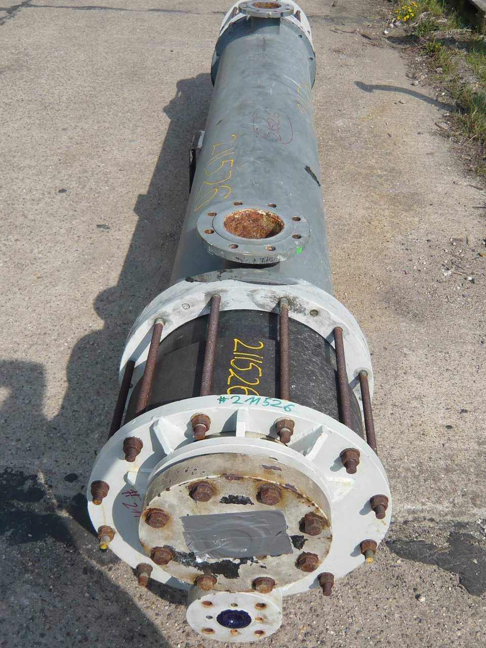  Shell and Tube Heat Exchanger 7 m² (75.3 ft²) Graphite For Sale - IPP# 211526