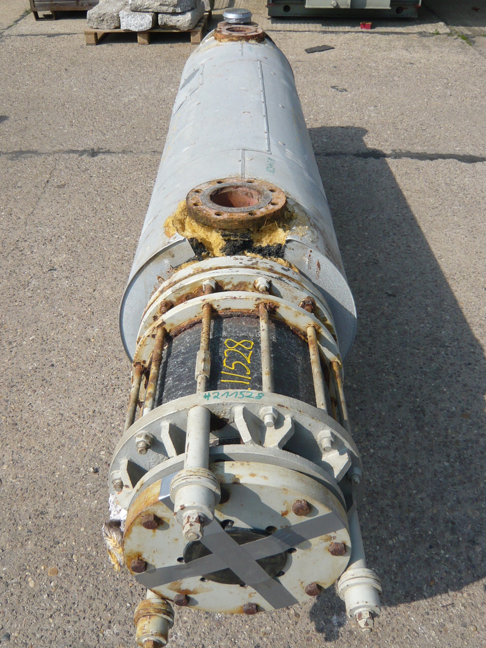  Shell and Tube Heat Exchanger 7 m² (75.3 ft²) Graphite For Sale - IPP# 211528