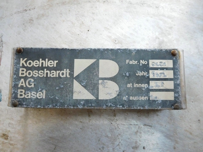Stainless Steel 316 Koehler-Bosshardt  Tank - IPP# 211653
